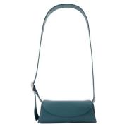 Jil Sander Laeder axelremsvskor Blue, Dam