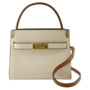 Tory Burch Laeder handvskor White, Dam