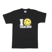 Market Smiley Svart Tee Herr T-shirt Black, Herr