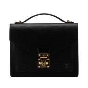 Louis Vuitton Vintage Pre-owned Laeder handvskor Black, Dam