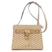 Michael Kors Pre-owned Pre-owned Laeder axelremsvskor Beige, Dam