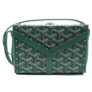 Goyard Vintage Pre-owned Laeder axelremsvskor Green, Dam