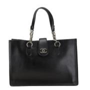 Chanel Vintage Pre-owned Laeder chanel-vskor Black, Dam