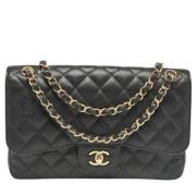 Chanel Vintage Pre-owned Laeder chanel-vskor Black, Dam