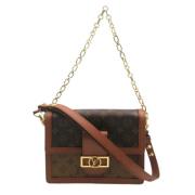 Louis Vuitton Vintage Pre-owned Tyg louis-vuitton-vskor Brown, Dam