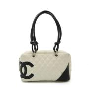 Chanel Vintage Pre-owned Laeder chanel-vskor Beige, Dam