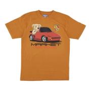 Market Earth Bear Tee Kortärmad T-shirt Orange, Herr