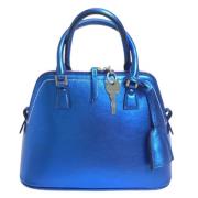 Maison Margiela Pre-owned Pre-owned Laeder handvskor Blue, Dam