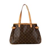 Louis Vuitton Vintage Pre-owned Laeder axelremsvskor Brown, Dam