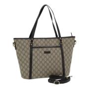 Gucci Vintage Pre-owned Canvas gucci-vskor Beige, Dam