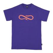 Propaganda Logo Tee Violet Kortärmad T-shirt Purple, Herr