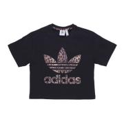 Adidas Animalier Big Logo Tee Svart T-shirt Black, Dam