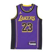 Jordan Lebron James NBA Statement Tank Top Purple, Herr