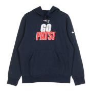 Nike Lokal Klubb Fleece Hoodie i Lagfärger Blue, Herr