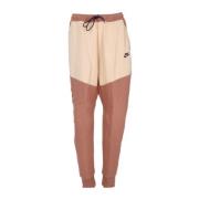 Nike Tech Fleece Träningsbyxor Mineral Clay/Vit Pink, Herr