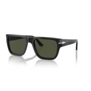 Persol Tidlös Stil Solglasögon Kollektion Black, Unisex