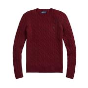 Polo Ralph Lauren Round-neck Knitwear Red, Dam