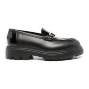 Salvatore Ferragamo Svarta Gancini Loafers Black, Dam