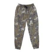 New Era Outdoor Utility Aop Track Pant Oliv Multicolor, Herr