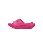 Hoka One One Rosa Recovery Slide Tofflor Pink, Dam