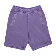 Carhartt Wip Casual Sweat Shorts Arrenga Garment Dyed Purple, Herr