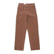 Carhartt Wip Bomull Arbetsbyxor med Verktygsfickor Brown, Herr