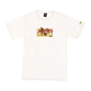 HUF Street Fighter Vit Herr Tee White, Herr