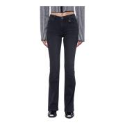 John Richmond Jeans straight leg Black, Dam