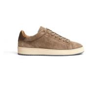 Hogan Beige Mocka Sneakers med Perforerade Detaljer Beige, Herr