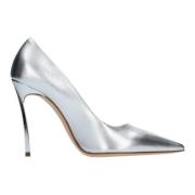 Casadei Med klack Silver Gray, Dam