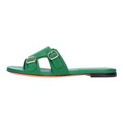 Santoni Sandaler Grön Green, Dam