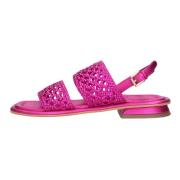 Emanuelle Vee Sandaler Fuchsia Pink, Dam