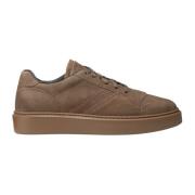 Doucal's Kaffe-färgade Mocka Sneakers med Memory Foam Innersula Brown,...