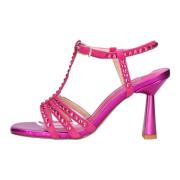 Emanuelle Vee Sandaler Fuchsia Pink, Dam