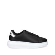 Just Cavalli Svarta Sneakers för Män Aw24 Black, Herr