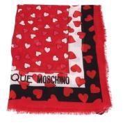 Moschino Scarfs Röd Red, Dam