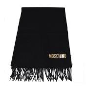 Moschino Scarfs Svart Black, Unisex