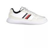 Tommy Hilfiger Vita Sneakers med Kontrasterande Accenter White, Herr