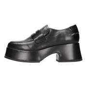 ASH Halo Läderloafers Black, Dam