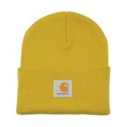 Carhartt Wip Akryl Watch Hat för Män Yellow, Herr