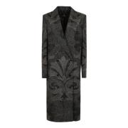 Etro Multifärgade Capes för kvinnor Aw24 Gray, Dam