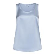 Brunello Cucinelli Elegant Top för Kvinnor Blue, Dam