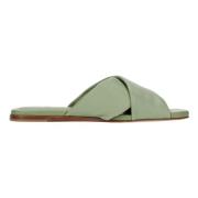 Brunello Cucinelli Sandaler Grön Green, Dam