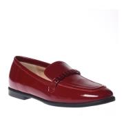 Baldinini Loafers i röd naplak Red, Dam