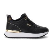 Guess Dam Sneaker Kaddy Svart Eco Läder Black, Dam