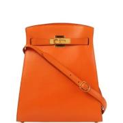 Hermès Vintage Pre-owned Canvas crossbodyvskor Orange, Dam