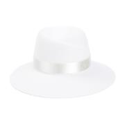 Maison Michel Snow Virginie Ullfilt Hatt White, Dam