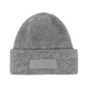 Jacquemus Grå Ull Alpacka Blandning Beanie Gray, Unisex