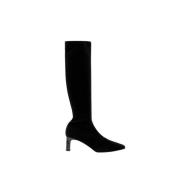 Parallele Modern Stretch Boot i Svart Black, Dam