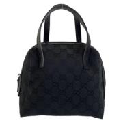 Gucci Vintage Pre-owned Canvas handvskor Black, Dam